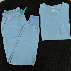Figs Light Blue Medical Scrubs